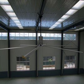 fã de teto industrial Hvls do ar grande de 24ft grande seis lâminas, energia elétrica de controle remoto 1500w