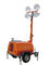 Gerador diesel móvel 4 silenciosos de Kubota Genset da torre de iluminação * 1000W mastro da lâmpada 9m