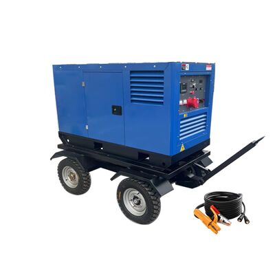 Soldagem de tig mig de bastão 100% ciclo de trabalho 350A 480A 500A 700A motor a diesel