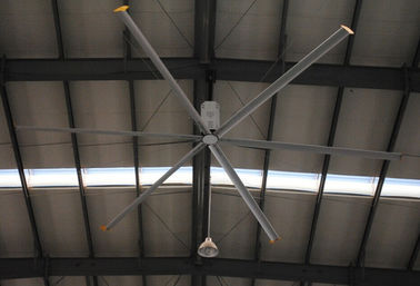 Fã de teto industrial de poupança de energia de HVLS grande, 24 fãs de teto da oficina da polegada