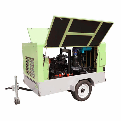 Compressor de ar portátil de 16 bar 250CFM 400CFM motor diesel para camião móvel