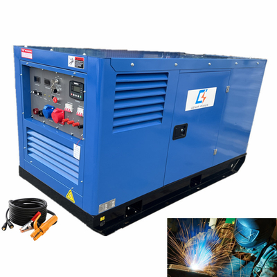 Máquina de soldar motor diesel de reboque móvel 800A 400A 430A 500Amp 2 x 2 pessoas gerador de soldadores