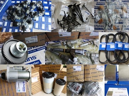 As peças de motor de Perkins Diesel Generator 1104c 44tag de um poder de 25 Kva 30 Kva 80kva lubrificam o radiador dos filtros de combustível