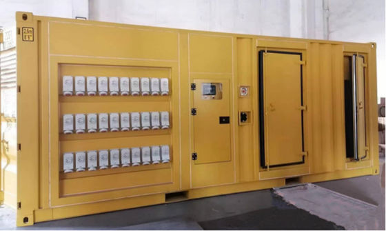 Transporte marítimo 20 plugues 30 tomadas de volta para cima 20ft containerized gerador diesel Power Pack para Reefer Container
